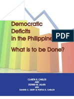 Democratic Deficits in the Phils- What is to Be Done