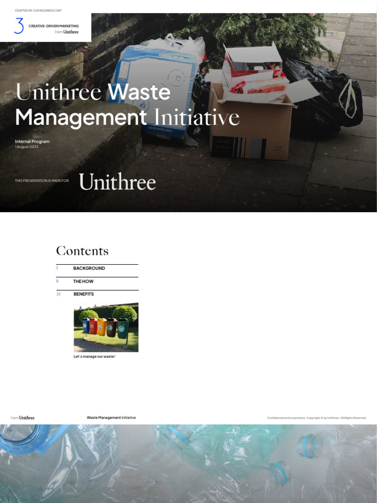 Waste Management Initiative Overview | PDF | Waste | Waste Management