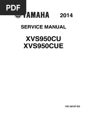 YAMAHA BOLT 950 XVS950CU-A サービスマニュアル 2014 Yamaha Bolt Service Manual | PDF | Anti Lock Braking System