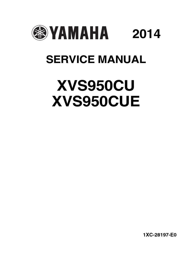 2014 Yamaha Bolt Service Manual | PDF | Anti Lock Braking System