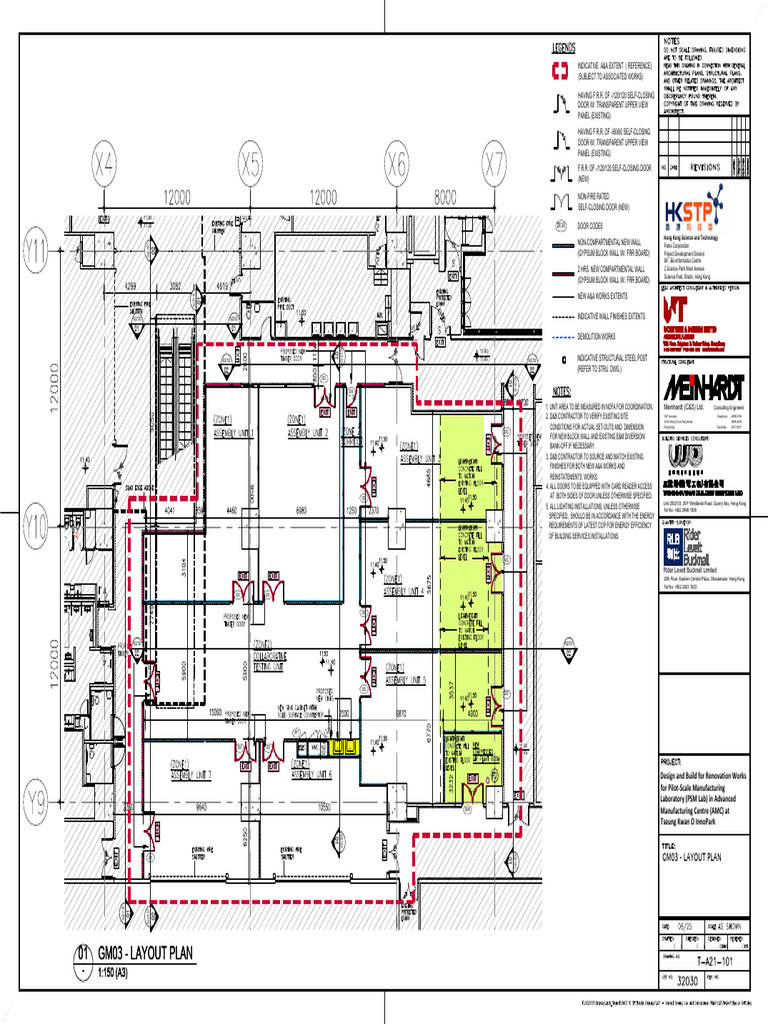 PSM Lab Renovation Layout Plan | PDF