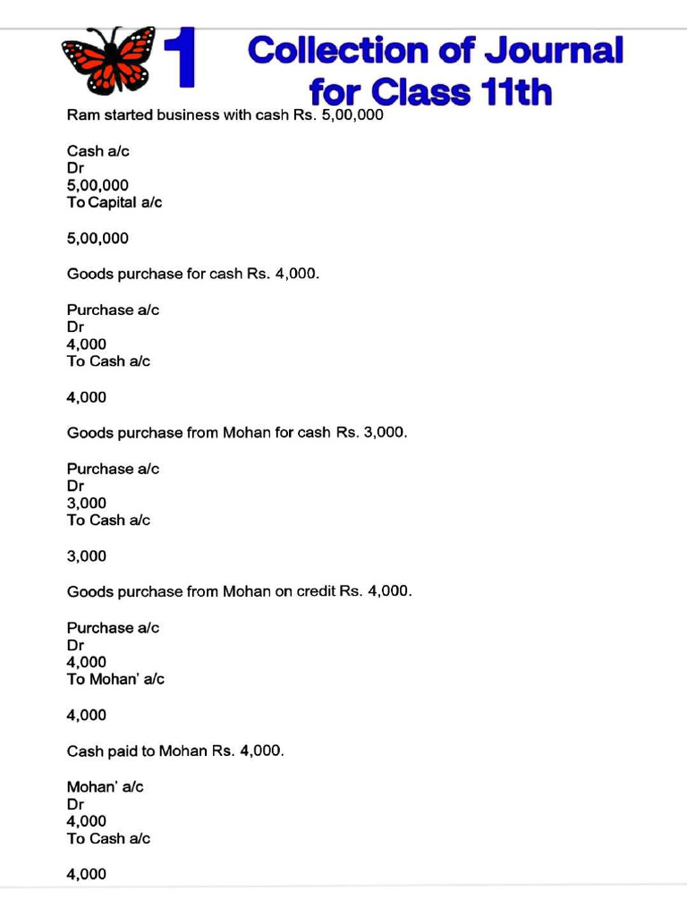 Collection of Journal For 2025-26 Class 11th ? | PDF