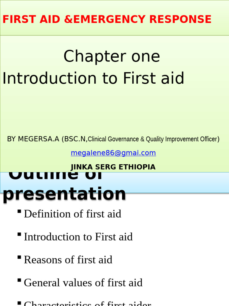 First Aid: Principles and Practices | PDF | First Aid | Cardiopulmonary ...
