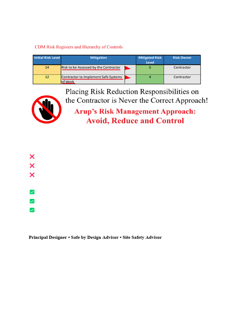 Improving CDM Risk Registers | PDF