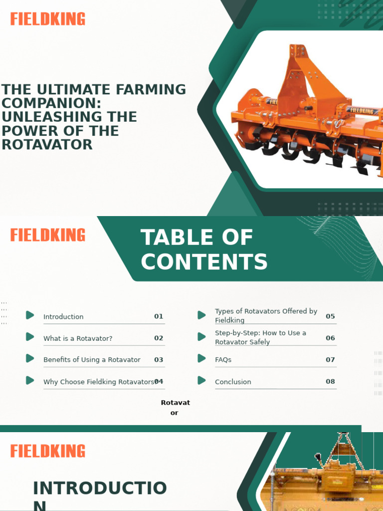 Understanding Rotavators for Farming | PDF | Tractor | Horticulture