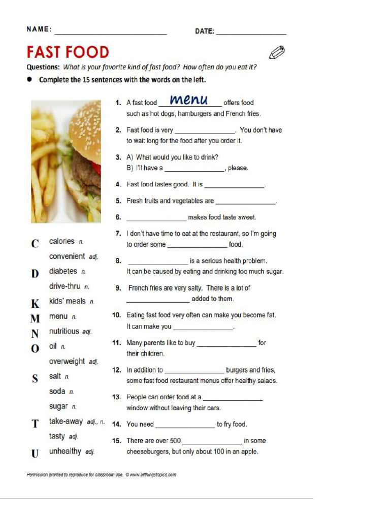 Fastfood | PDF