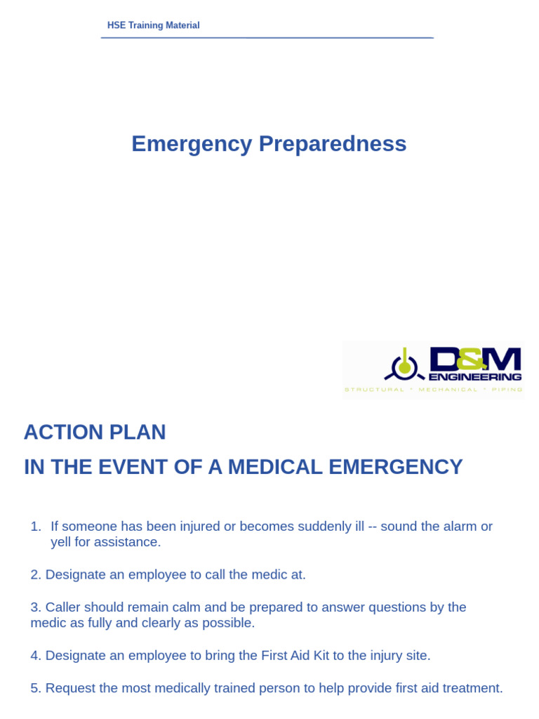 Emergency Response Procedures Guide | PDF | First Aid | Emergency ...