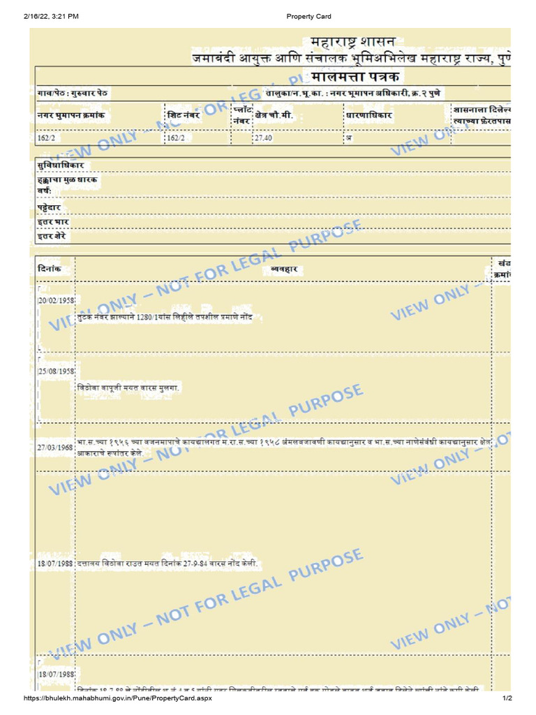 Property Card 2 | PDF