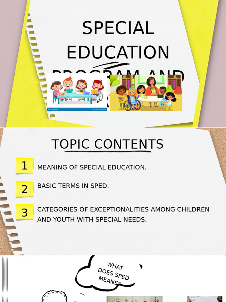 Understanding Special Education Terms | PDF | Special Education ...