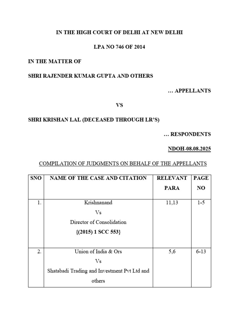 Judgement Compilation | PDF | Lawsuit | Judgment (Law)