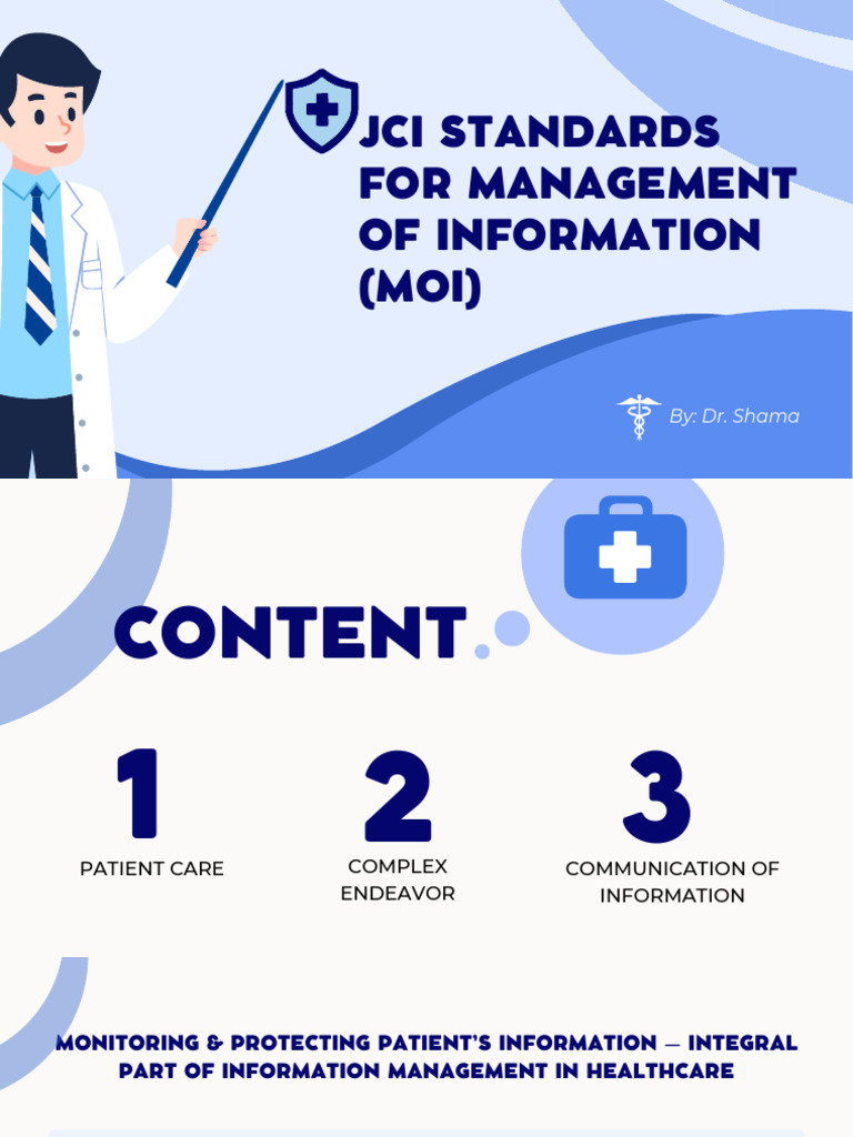 JCI Standards for Information Management | PDF | Medical Record ...