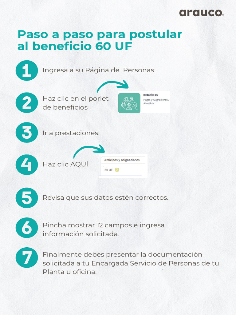 Pasos para Postular 60UF | PDF