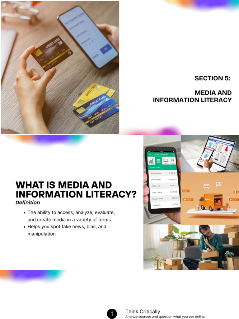 Media and Information Literacy | PDF