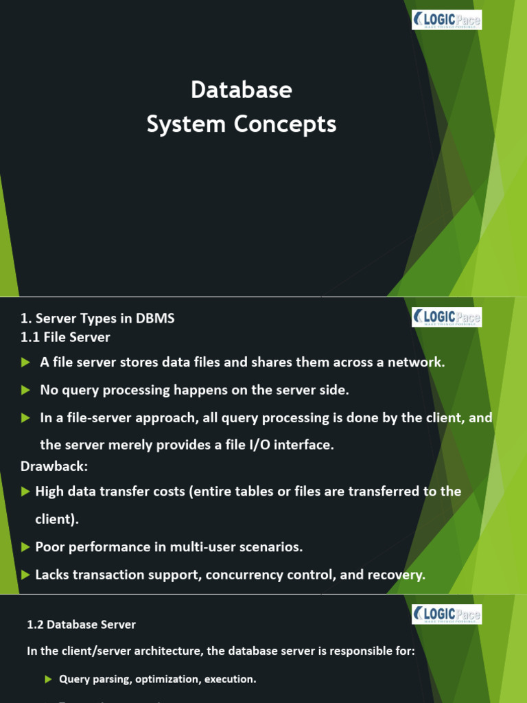 Server Types in Multi-User DBMS | PDF | Databases | Database Transaction