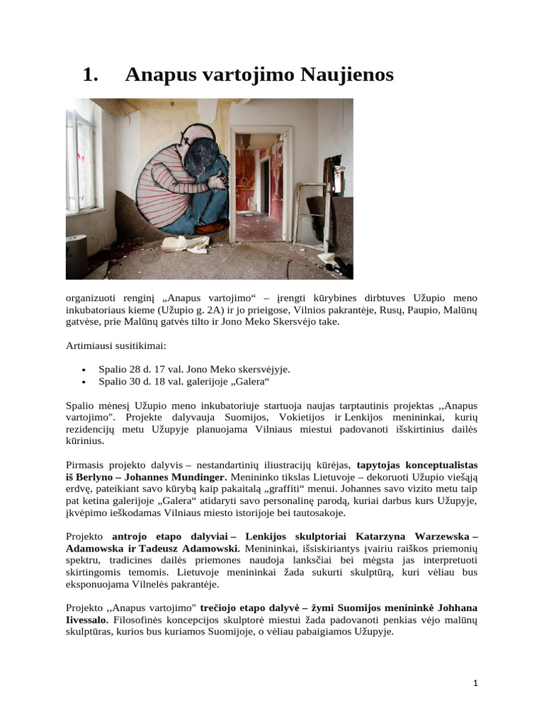 Anapus Vartojimo | PDF