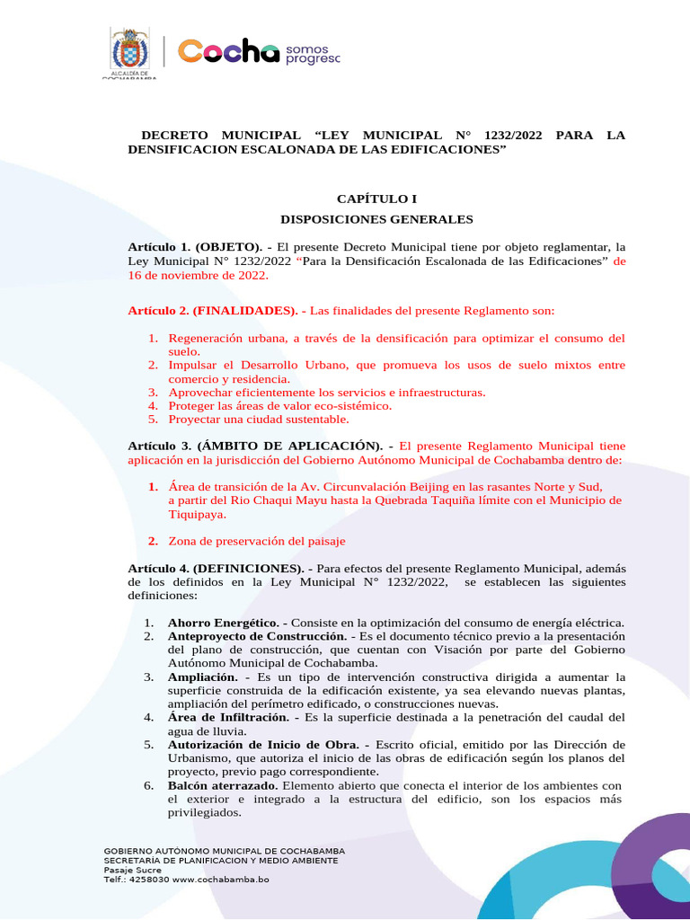 Reglamento 1232 - REV. ALE 14-12-22 | PDF | Residuos | Arquitecto
