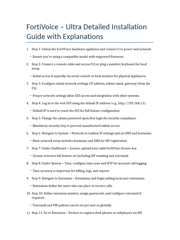 FortiVoice Softphone Installation Guide | PDF | Session Initiation ...