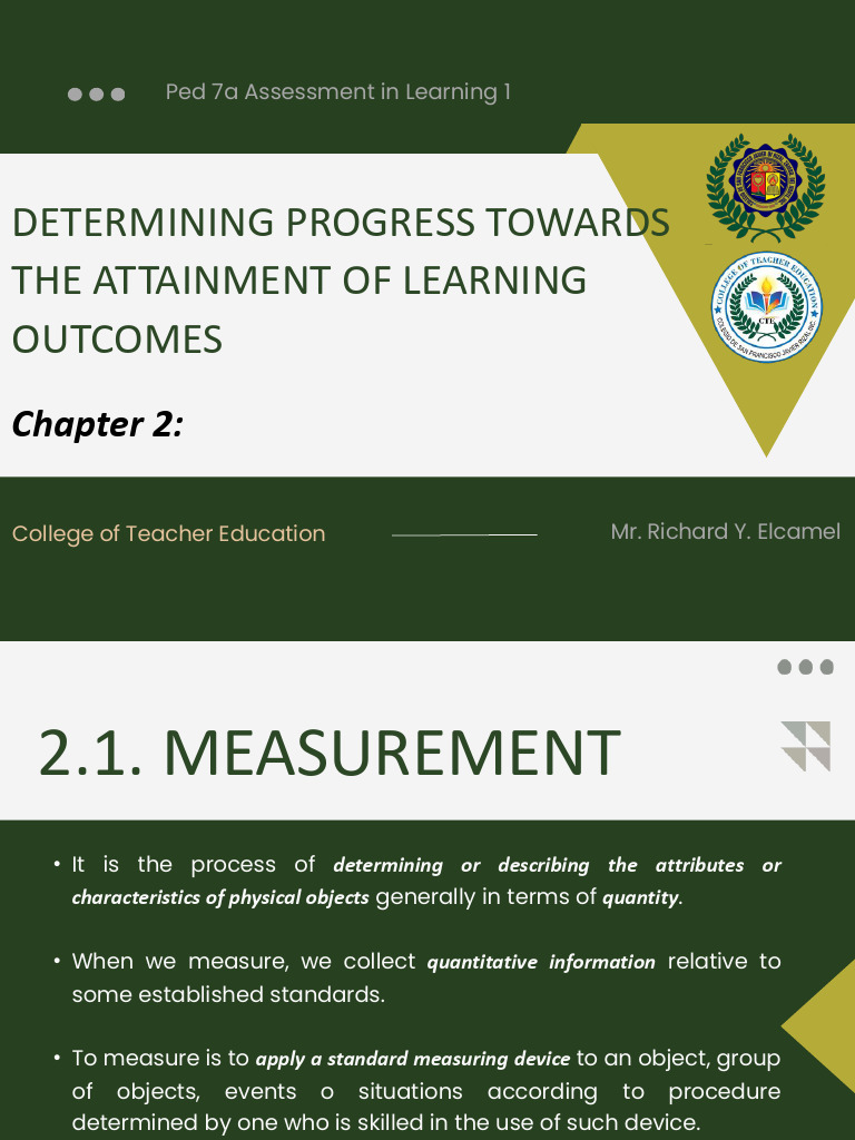 Measuring Learning Outcomes in Education | PDF | Educational Assessment ...