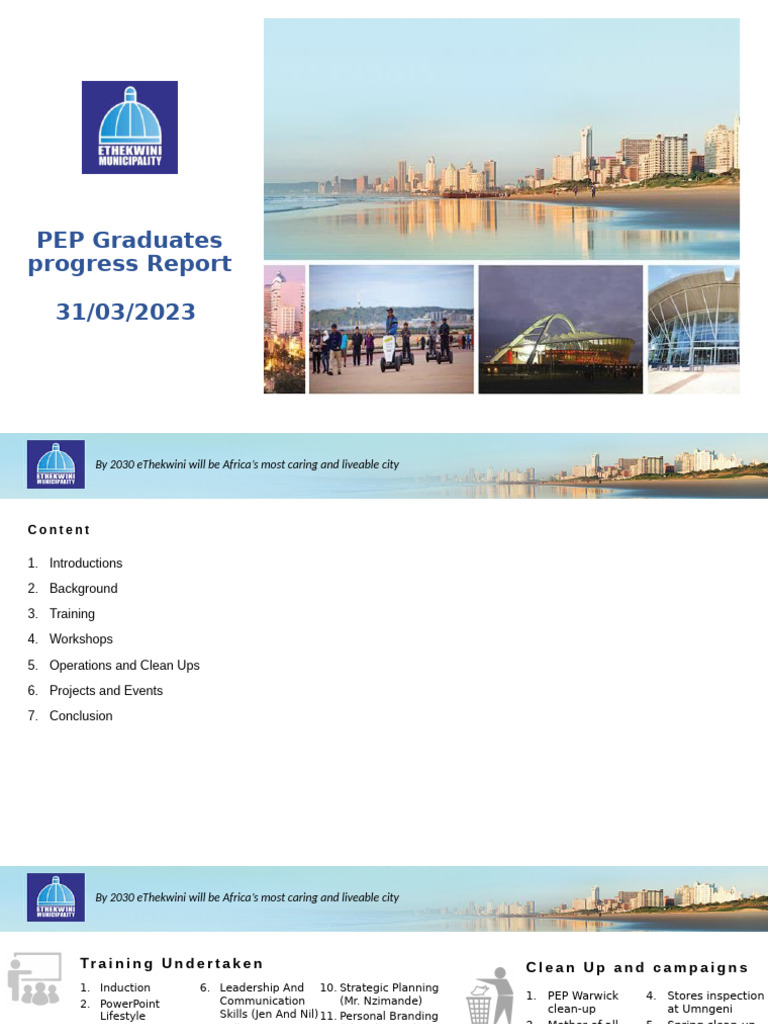 PEP Graduates DAP Progress Report 2022 2023 | PDF | Employment | Economies