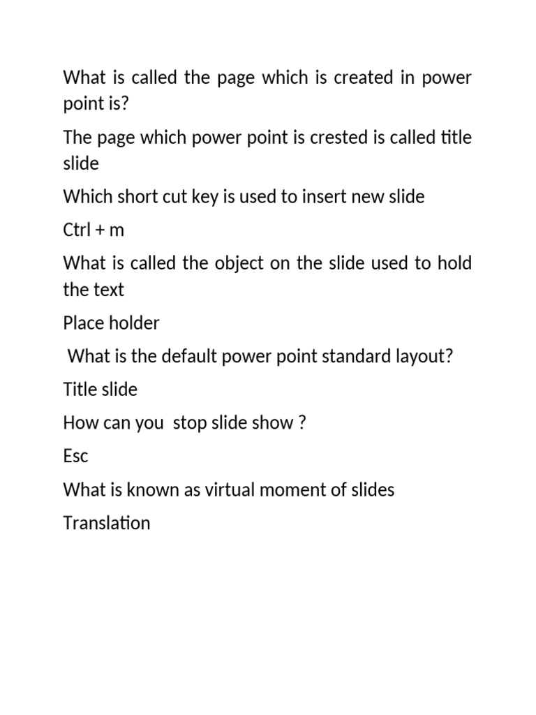 PowerPoint Basics: Slides and Shortcuts | PDF