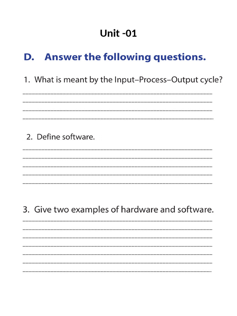Unit 1 | PDF