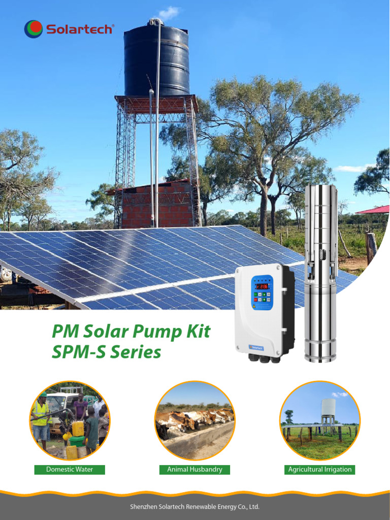 SPM Solar Pump Kit Overview and Specs | PDF | Solar Panel ...