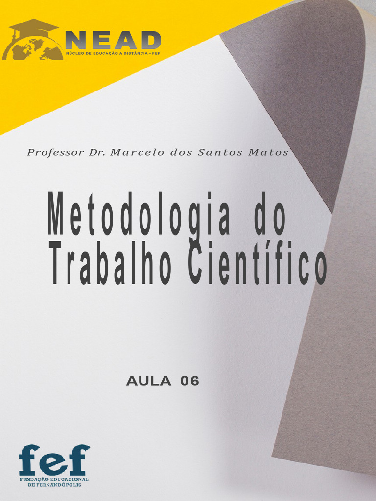 Aula 6 Metodologia Do Trabalho Cientifico 25 | PDF | Citação