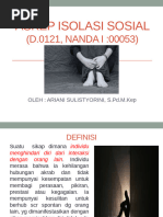 Intervensi untuk Isolasi Sosial SIKI | PDF