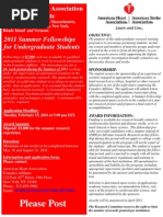 Undergraduate Student Fellowship