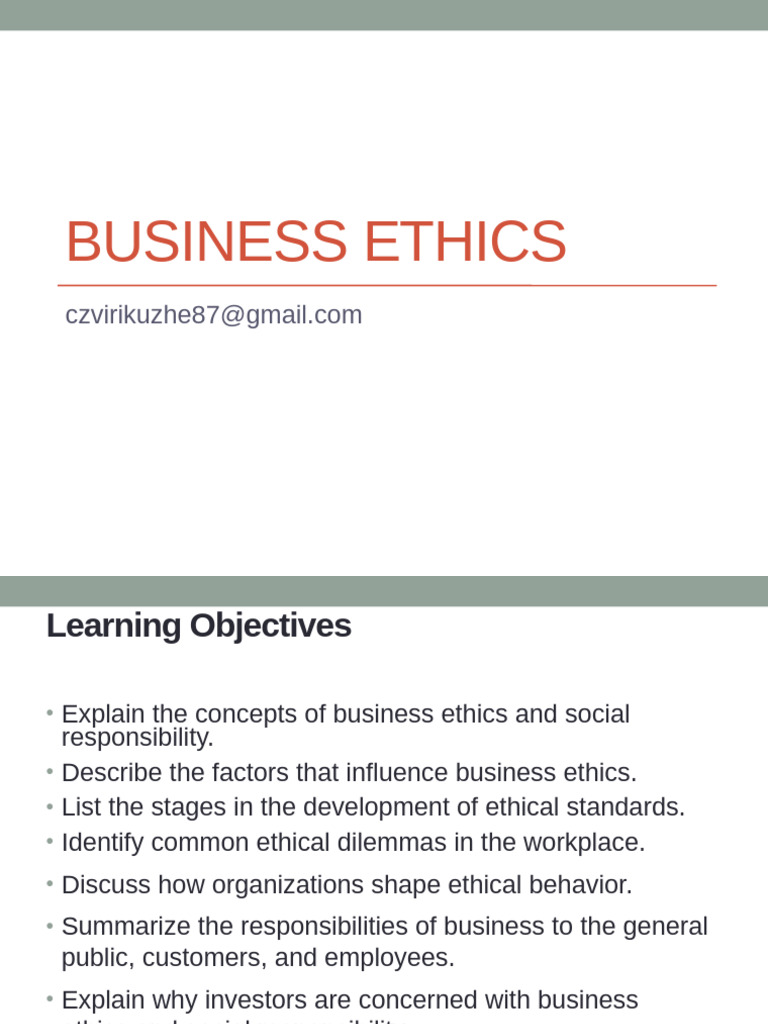 Ethical Dilemmas in Business Practices | PDF | Business Ethics | Rights