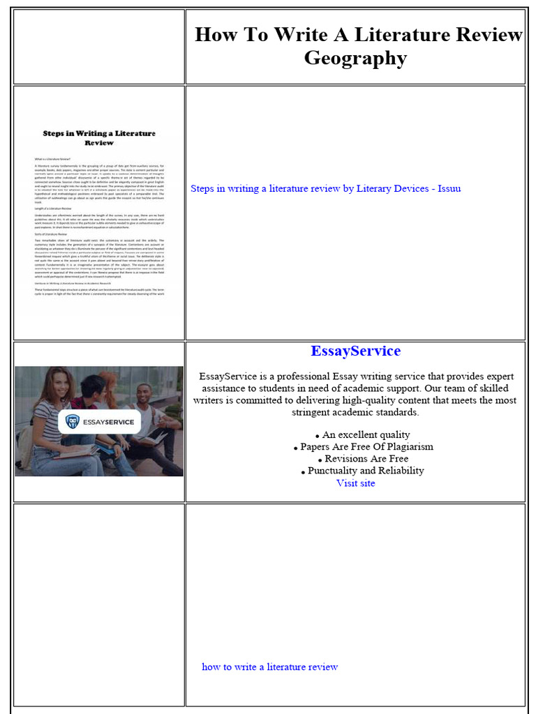 How To Write A Literature Review Geography | PDF | Cartography | Geography, image size:768x1024