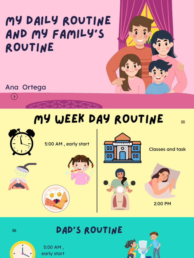 Daily Family Routines Explained | PDF