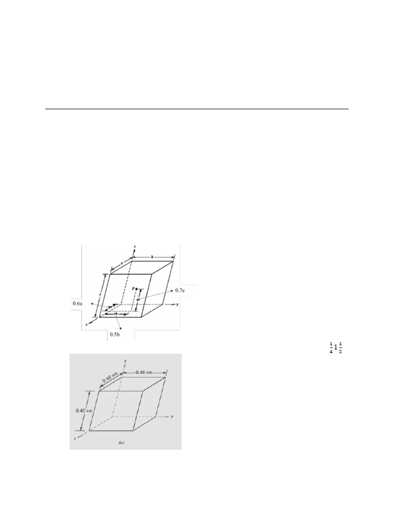 CE 207 Material Science Lecture Questions | PDF | Crystal Structure ...