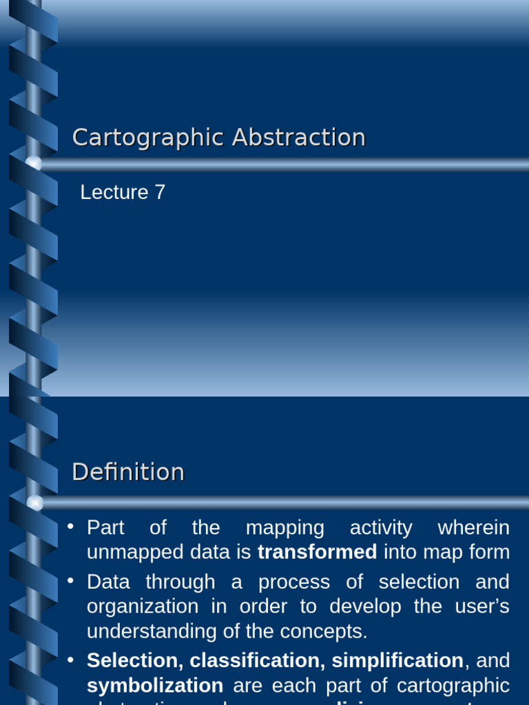 Lec 7 Map Abstraction | PDF