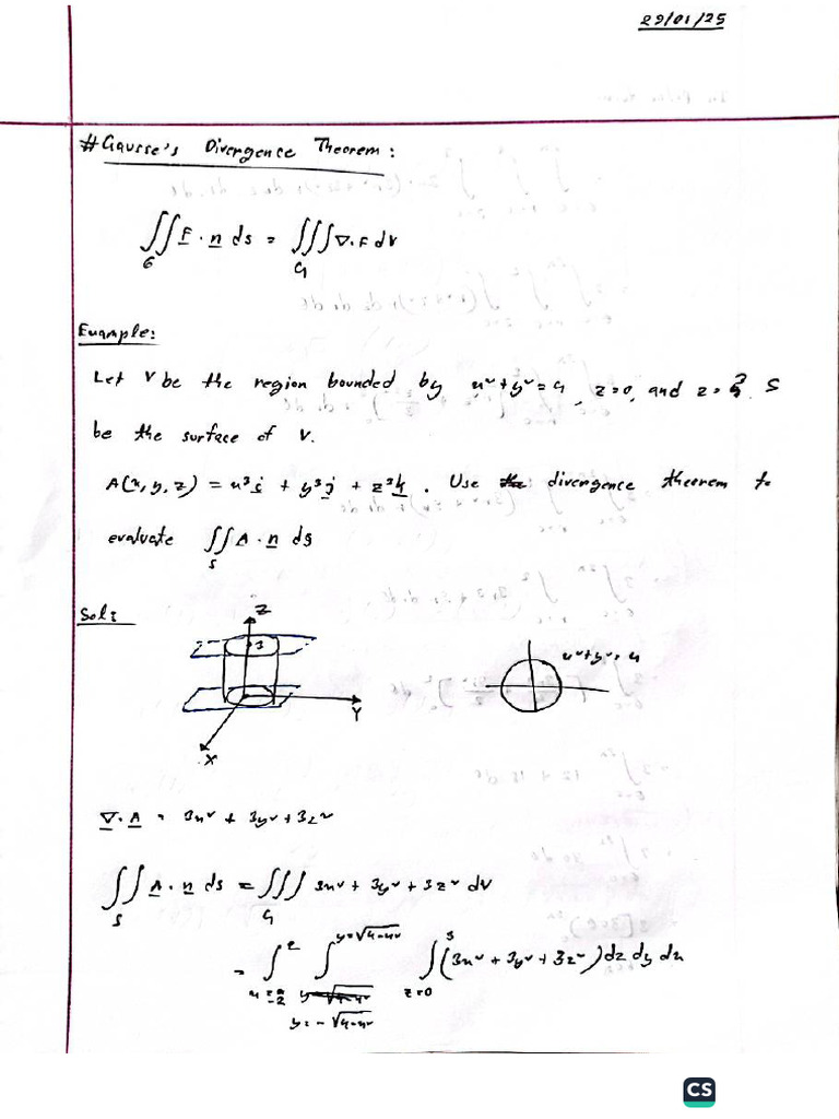 2) Divergence Theorem Omar | PDF