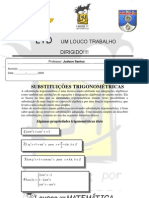 AULA N01 - Substituicoes Trigonometric As