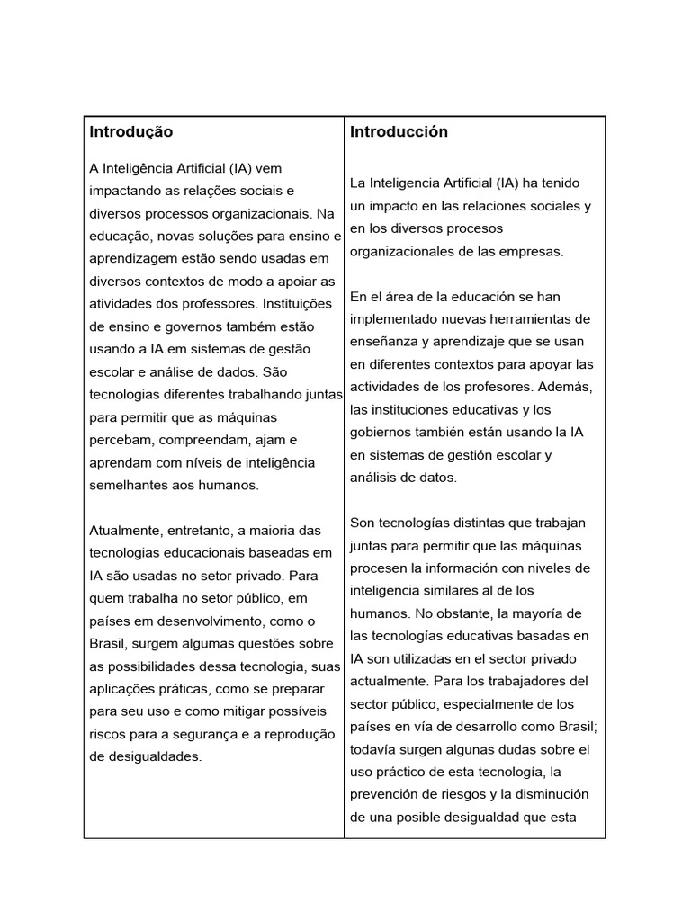 IA na Educação: Desafios e Oportunidades | PDF | Inteligência ...