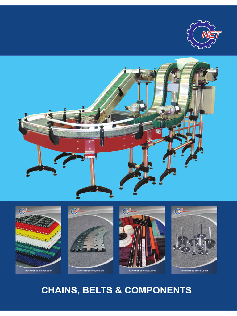 Conveyor Chains and Belts Catalog | PDF | Transition Metals | Steel