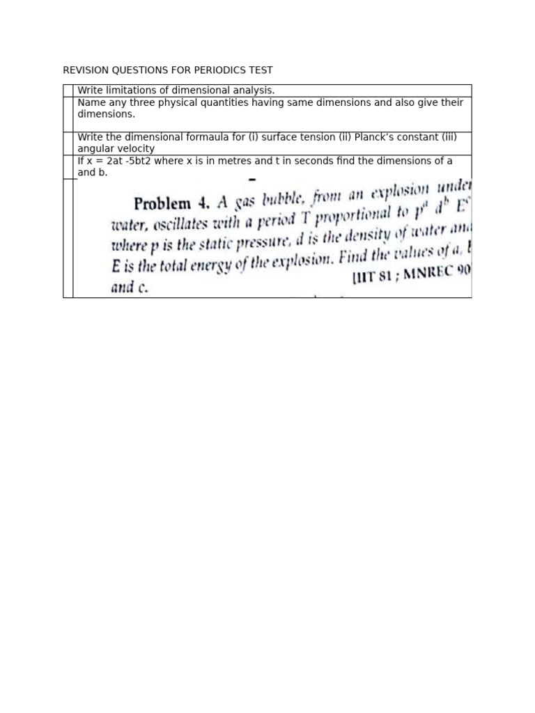 Revision CH 1 Units and Dimensions | PDF