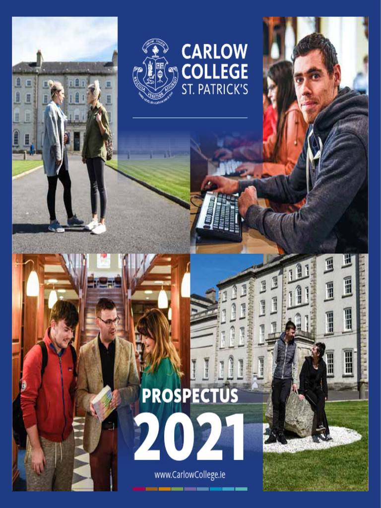 Carlow College Prospectus | PDF | Bachelor's Degree | Academic Degree