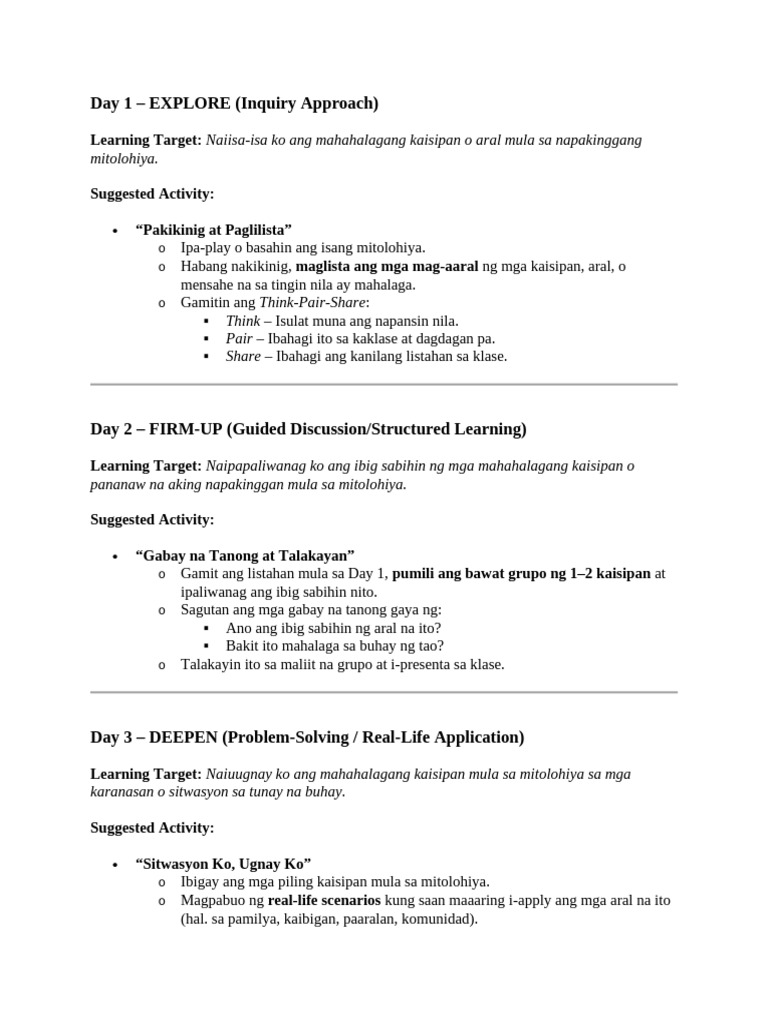 Lesson Plan | PDF