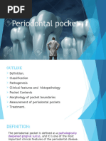 Classification of Periodontal Pockets | PDF | Periodontology | Epithelium