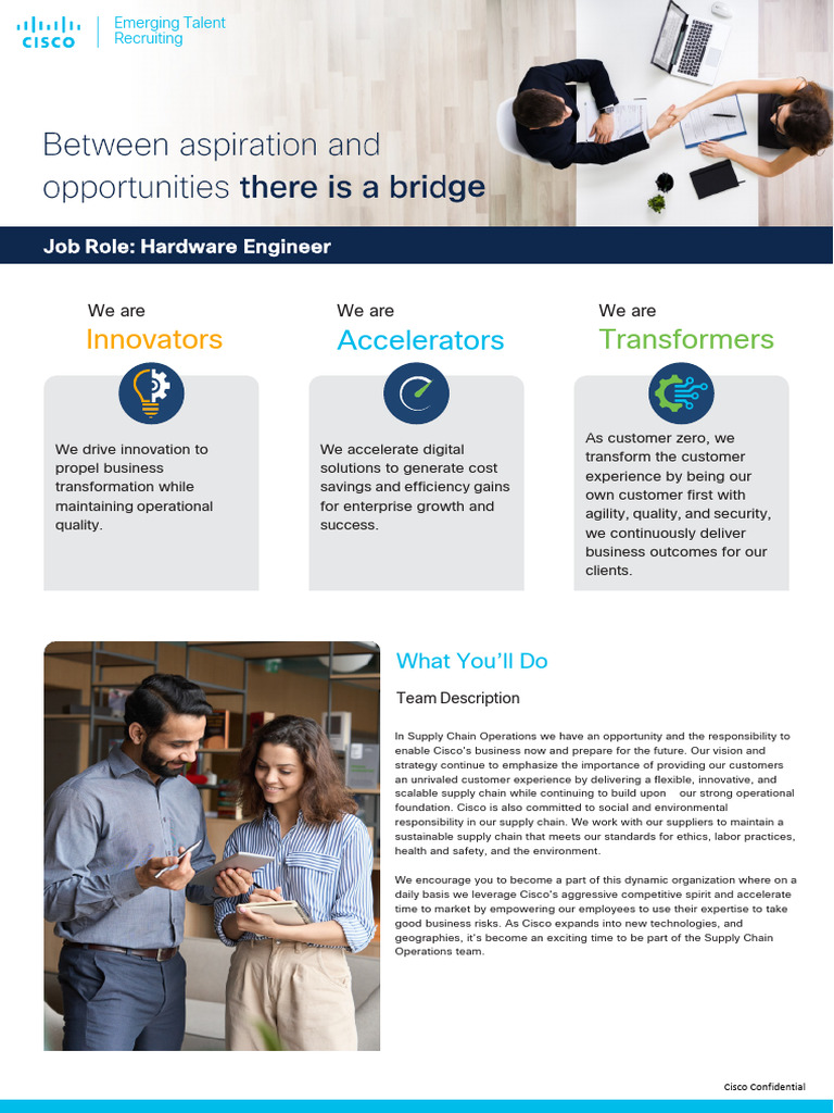 Cisco Hardware Engineer | PDF | Supply Chain | Innovation