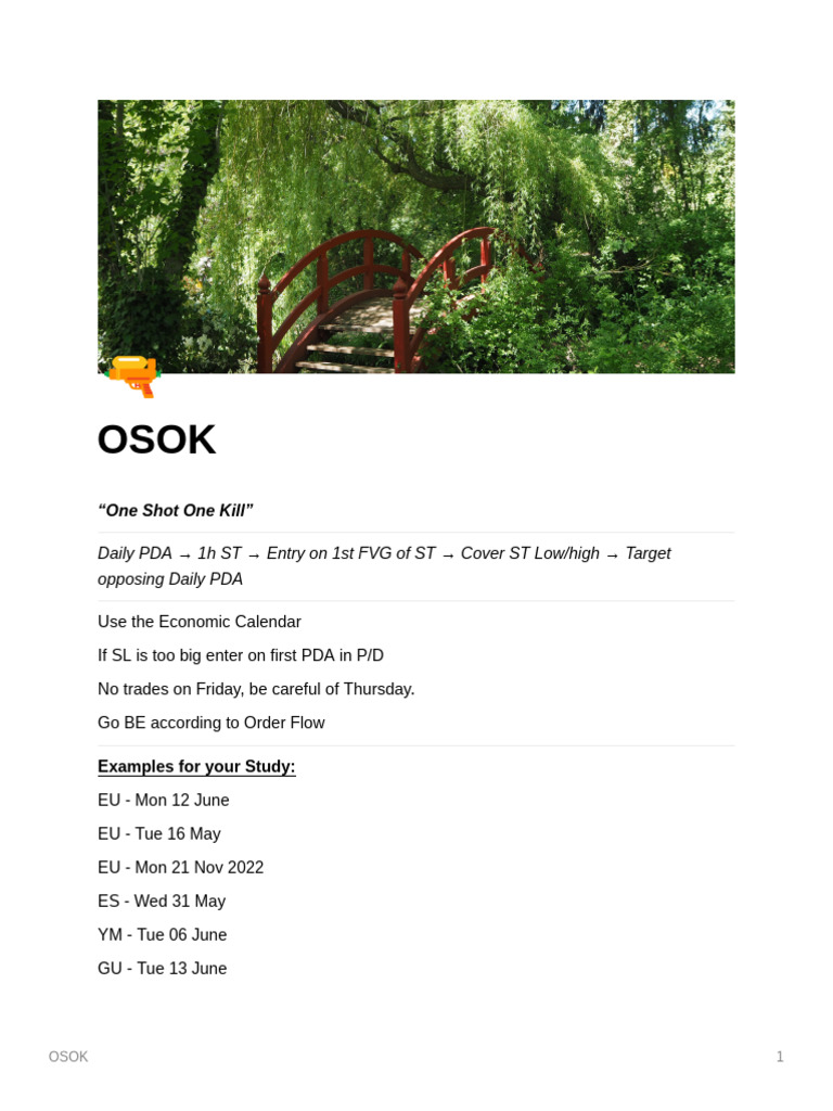 OSOK Trading Strategy Overview | PDF