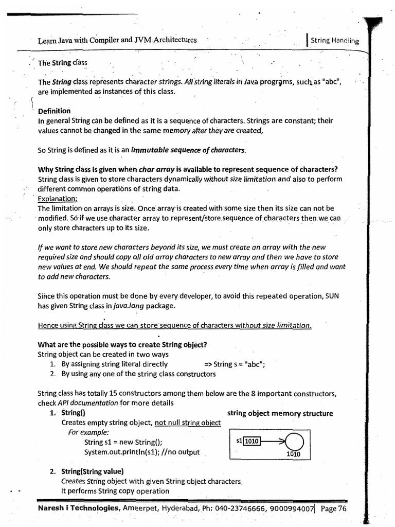 Java String | PDF