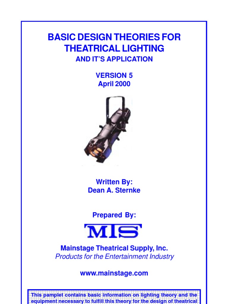 Basic Lighting Theory Lesson | PDF | Lighting | Color