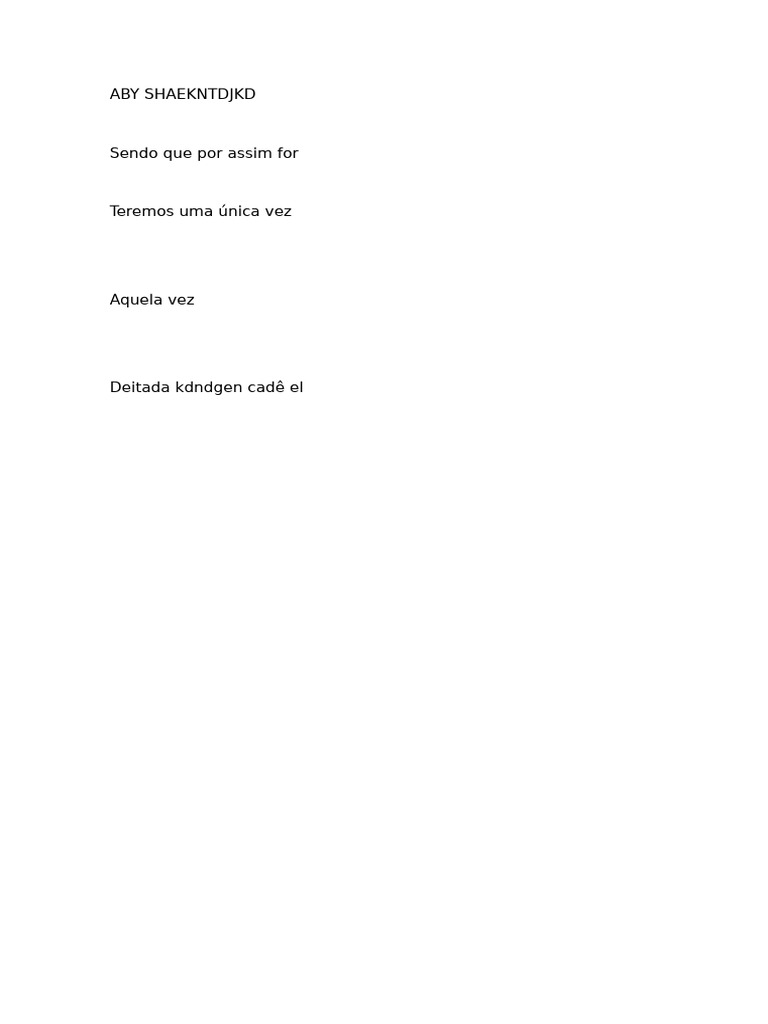 Documento Teste | PDF