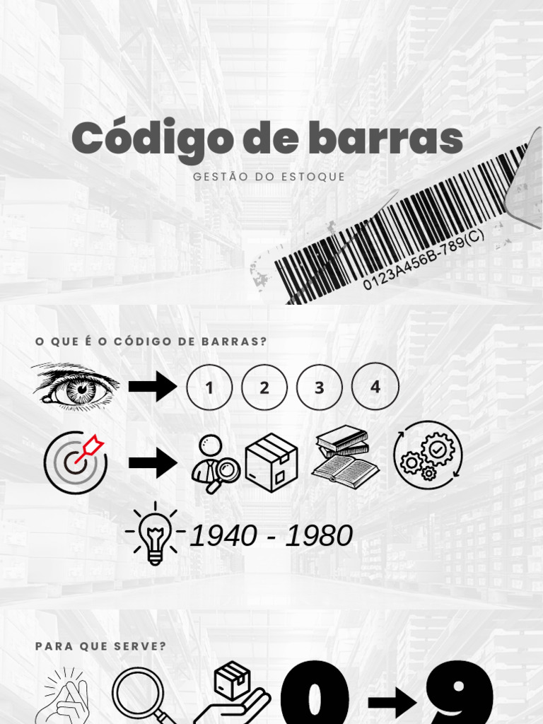 Vantagens do Código de Barras na Gestão de Estoque | PDF