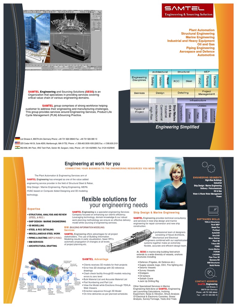 Samtel Engineering Services Overview | PDF | Naval Architecture ...