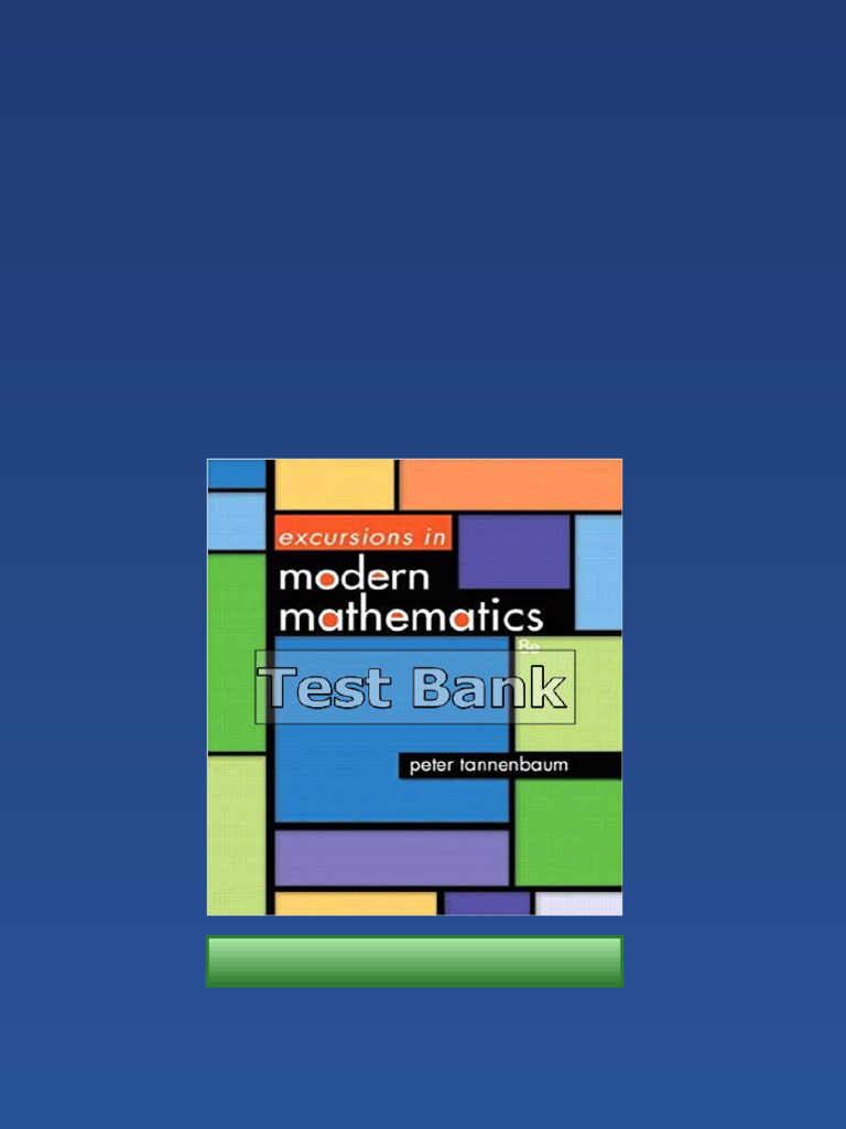 Excursions in modern mathematics peter tannenbaum 9th edition | Mapsru.com
